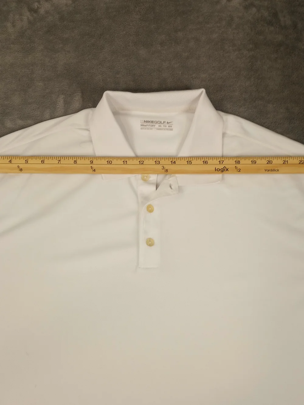 Nike Men's Golf Nike Dri-FIT  Performance White Polo Size XXL